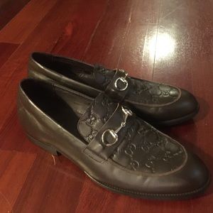 Dark Brown Horse Bit Gucci Loafers